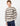 Striped Crew-neck Fleece Sweater