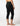 Legging capri sans coutures à dentelle